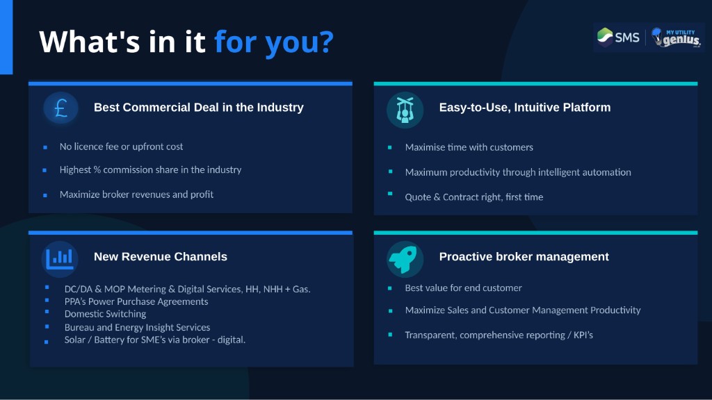 What’s in it for you — commercial deal, platform, revenue channels and broker management